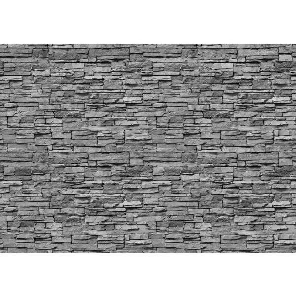 Fototapete Asian Stone Wall Steinwand Tapete Steinwand Steinoptik Stein Steine Wand Wall grau | no. 138