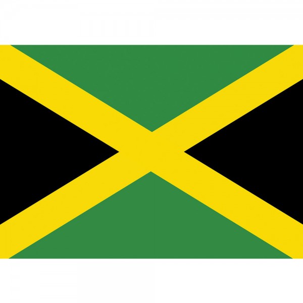 Fototapete Geographie Tapete Jamaica Flagge Insel Karibik gelb | no. 1557